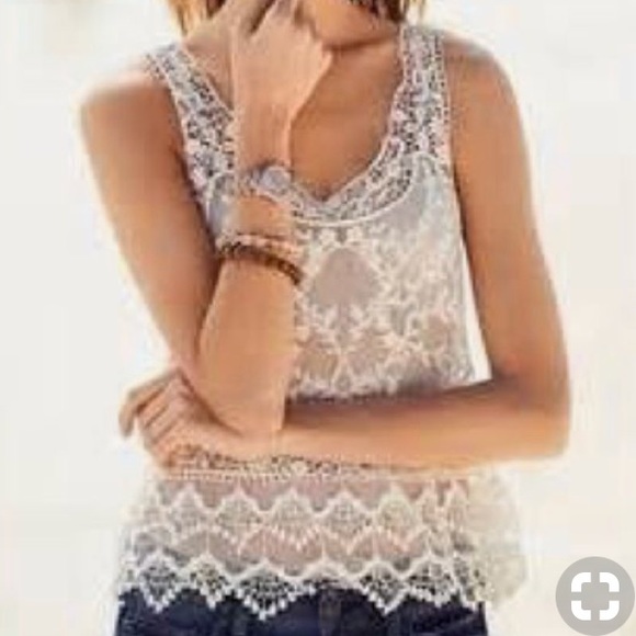 Lace Tank Top - Picture 1 of 2